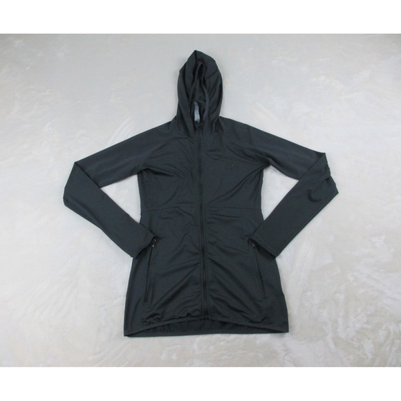 Mountain Hardwear Jacket Womens Extra Small Black Hooded Zip Active Outdoors* - Picture 1 of 11